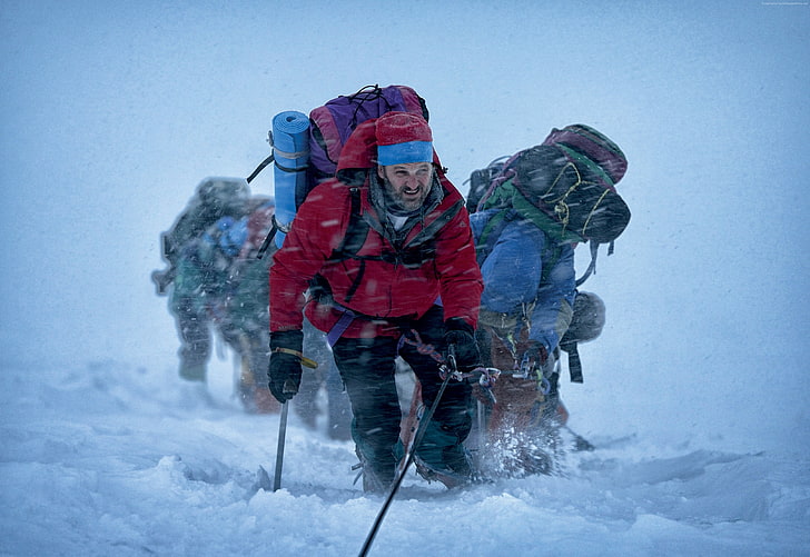 Jason Clarke, Robin Wright, Josh Brolin, Jake Gyllenhaal, dramma, John Hawkes, Everest, Sfondo HD