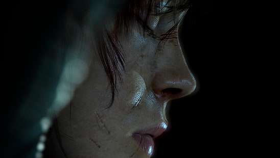 kvinnans ansikte, Quantic Dream, Ellen Page, Beyond: Two Souls, Jodie Holmes, HD tapet HD wallpaper