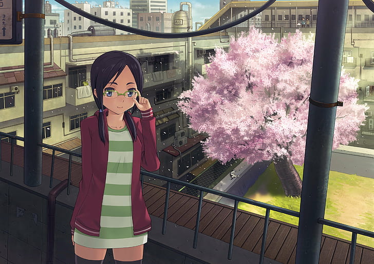 anime artwork anime girls spring, Wallpaper HD