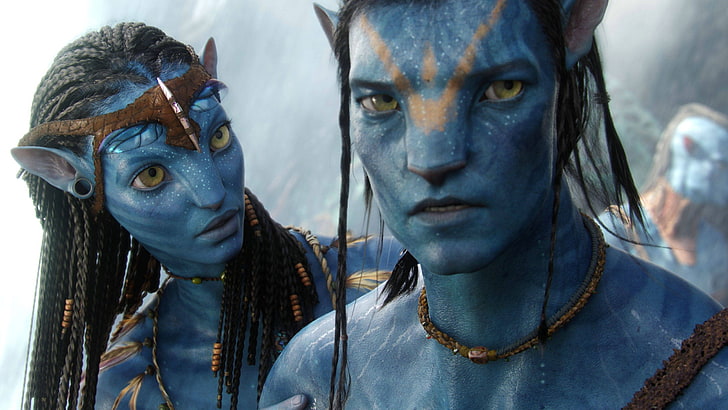 Avatar, piel azul, películas, ciencia ficción, Fondo de pantalla HD