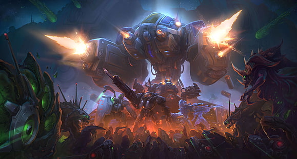 4K, Heroes of the Storm, StarCraft Heroes, Tapety HD HD wallpaper