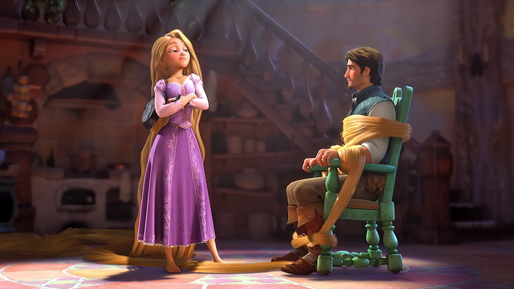 Rapunzel, verheddert, HD-Hintergrundbild
