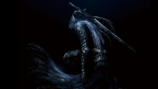 monster with sword wallpaper, Dark Souls, Artorias, video games, HD wallpaper HD wallpaper