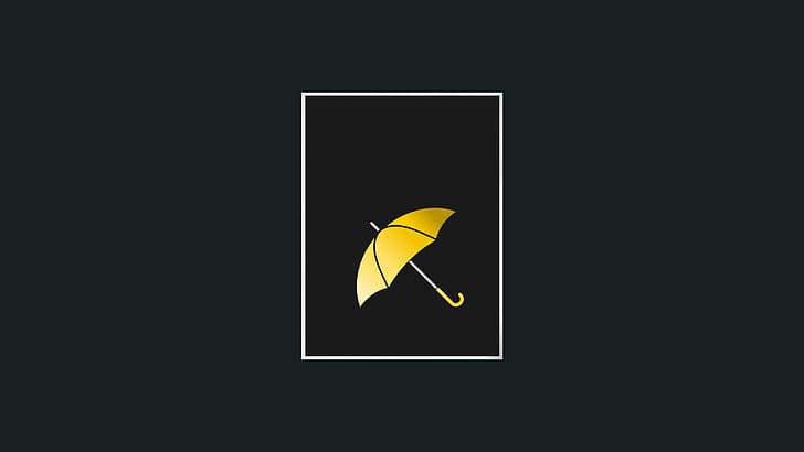 Barney Stinson, umbrella, How I Met Your Mother, Ted Mosby, Yellow Umbrella, HD wallpaper