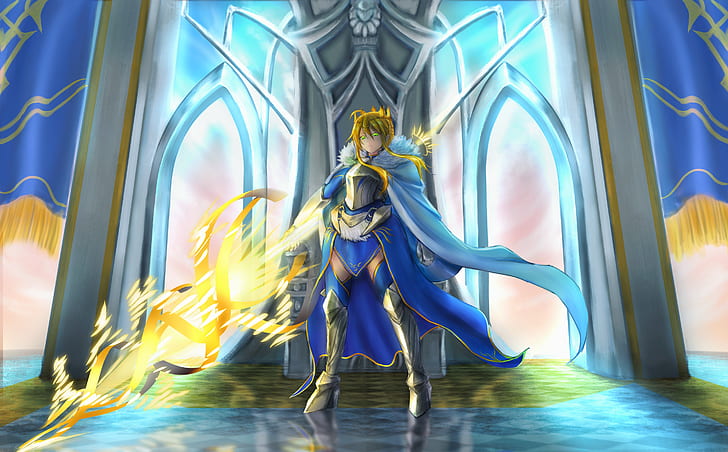 Arturia (Lancer), anime, Fate Series, Fate/Grand Order, HD wallpaper