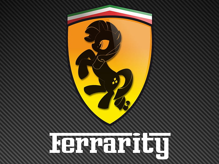 ferrari parody my little pony ferrari emblem rarity 1024x768 Cars Ferrari HD Art, Ferrari, parody, Tapety HD