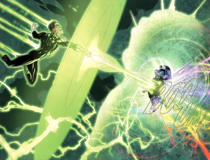 Green Lantern, comics, superhero, HD wallpaper