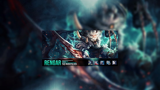 League of Legends Rengar wallpaper, League of Legends, Rengar, HD wallpaper HD wallpaper