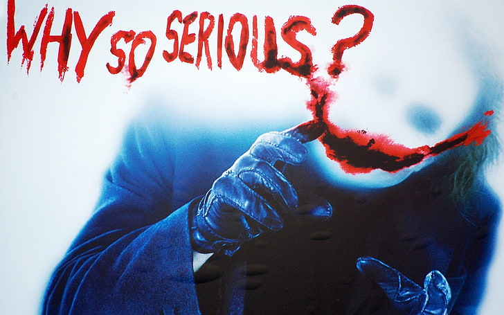 Joker poster, Joker, Batman, The Dark Knight, movies, gloves, blurred, HD wallpaper