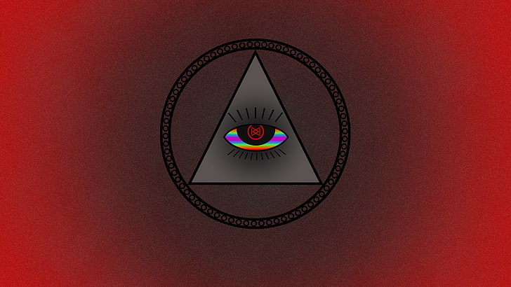 Illuminati, gözler, HD masaüstü duvar kağıdı