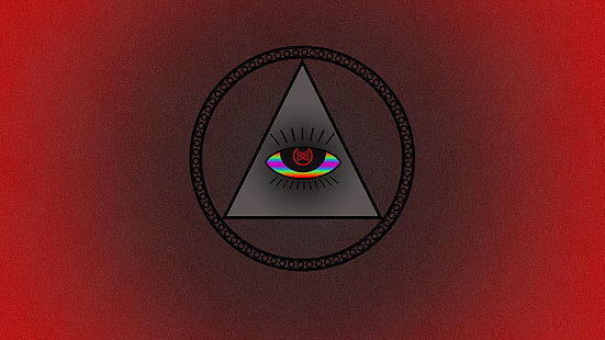 Illuminati, olhos, HD papel de parede HD wallpaper