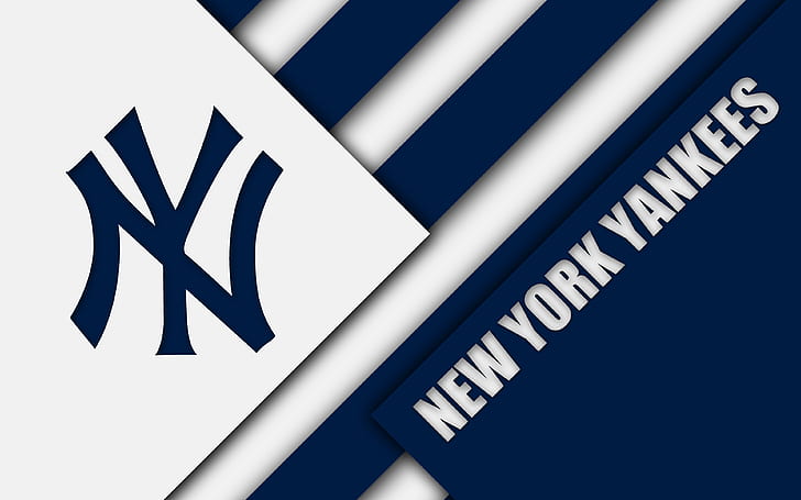 Бейзбол, Ню Йорк Янкис, лого, MLB, HD тапет