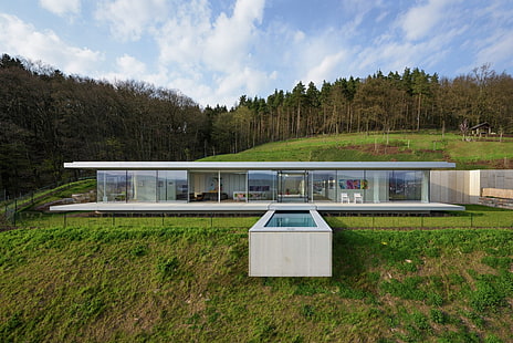 Haus, Architektur, modern, Villen, Luxushäuser, HD-Hintergrundbild HD wallpaper