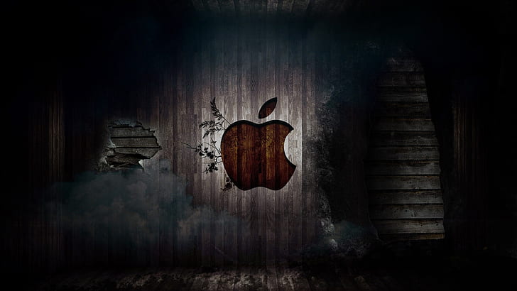 Apfel in einem Raum HD, Apfel, in einem Raum, Raum, HD-Hintergrundbild