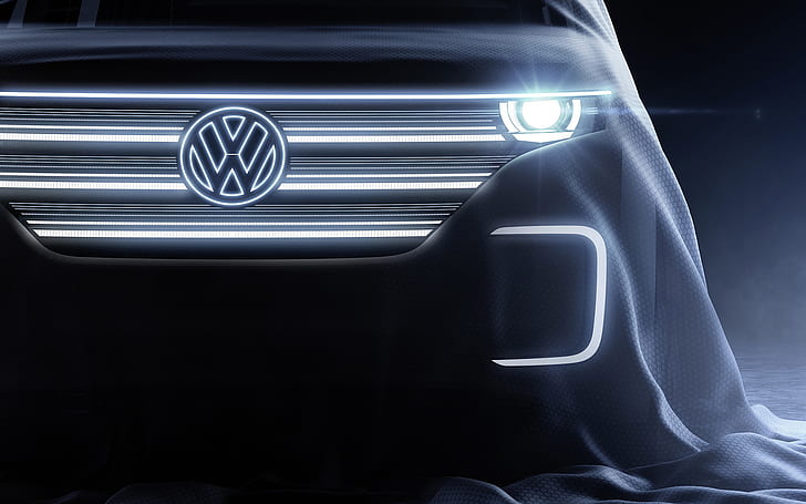 Volkswagen, концептуални автомобили, превозно средство, светлини, електрическа кола, кола, HD тапет