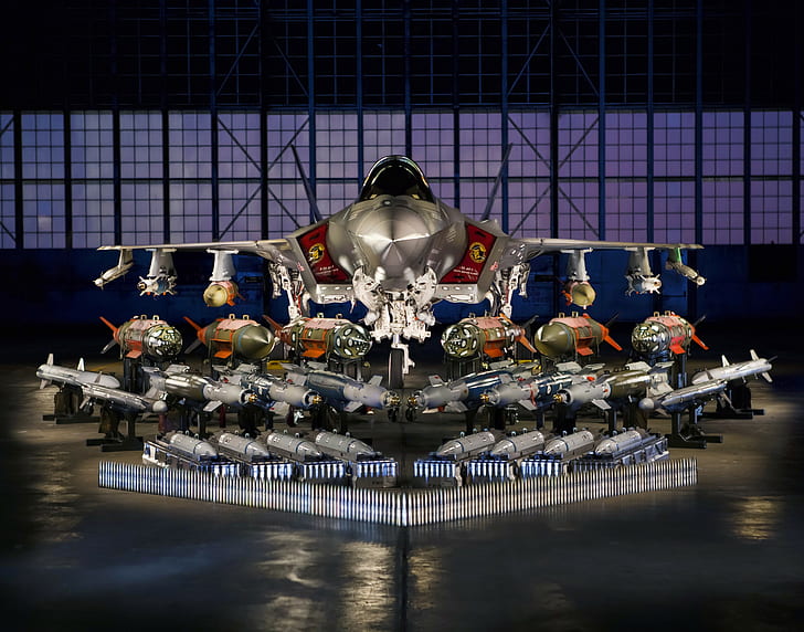 F-35 Blitz II, Lockheed Martin F-35 Blitz II, Militär, Bomber, Düsenjäger, HD-Hintergrundbild