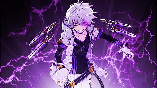 chłopcy z anime, Anime Game, Elsword, Tapety HD HD wallpaper