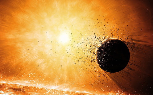 Planet Explosion Zerstörung, Planet, Explosion, Zerstörung, HD-Hintergrundbild HD wallpaper