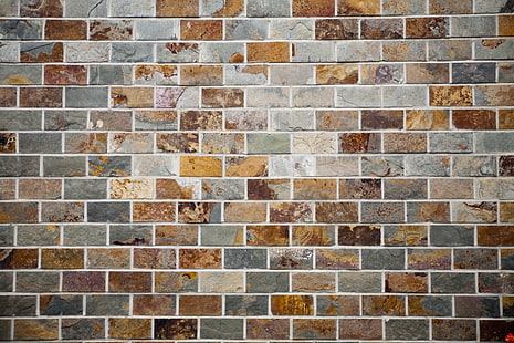 dinding bata tanah liat coklat, dinding, batu bata, tekstur, Wallpaper HD HD wallpaper