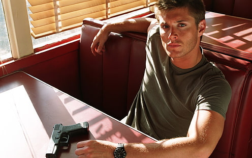 Jensen Ackles, actor, Jensen Ackles, Supernatural, Dean Winchester, HD wallpaper HD wallpaper