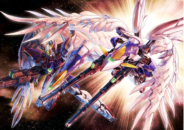 Аниме, мобильный костюм Gundam Wing, HD обои