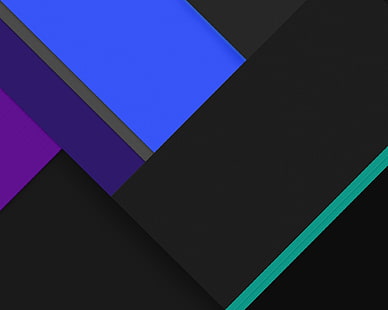 carta da parati astratta nera, blu e viola, minimalismo, modello, astratto, linee, geometria, Sfondo HD HD wallpaper