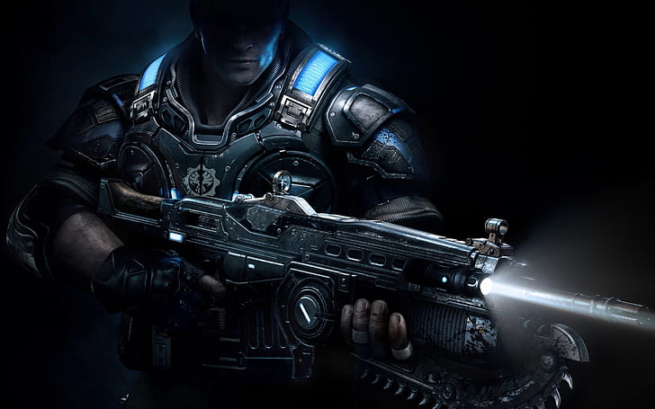Poster di Gears of War 4, Gears of War 4, pistola, Sfondo HD