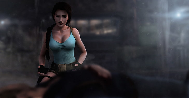 Tomb Raider, Render, Lara Croft, Fondo de pantalla HD