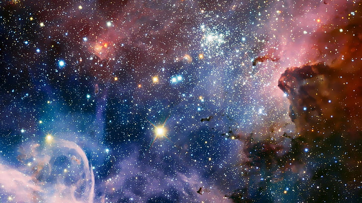 carina nebula, stjärnor, nebula, universum, galax, yttre rymden, himmel, rymden, astronomi, stjärnklart, HD tapet