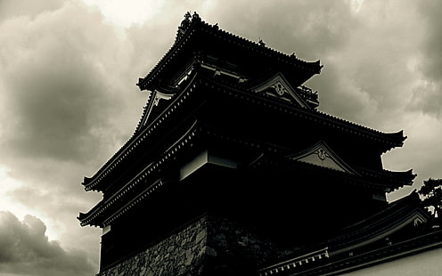 اليابانية معبد، خلفية HD HD wallpaper