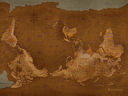 карта, Владстудио, HD тапет HD wallpaper