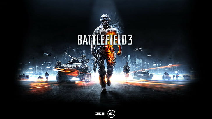 Battlefield 3, jeux vidéo, soldat, Battlefield, tank, Fond d'écran HD