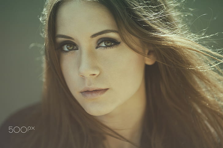 Ksenia Kokoreva ผู้หญิงใบหน้าภาพบุคคล, วอลล์เปเปอร์ HD