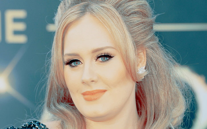 Singers, Adele, Blonde, British, English, Singer, HD wallpaper