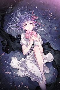 Fate Series, Fate / Stay Night, animeflickor, Sakura Matou, HD tapet HD wallpaper