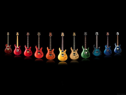 chitarra, musica, rock n roll, ukulele, Sfondo HD HD wallpaper