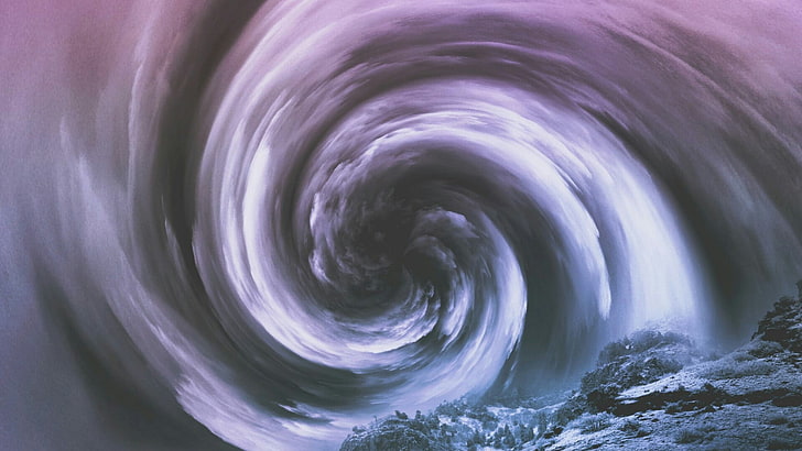 sky, tropical cyclone, phenomenon, cyclone, computer wallpaper, vortex, whirlpool, HD wallpaper