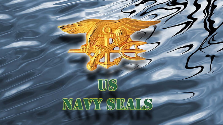 blaues und gelbes Hemd mit Rundhalsausschnitt, Militär, schlicht, United States Navy, HD-Hintergrundbild