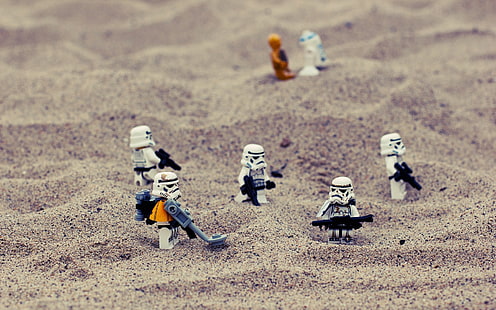 Star Wars Stormtroopers Minifigur, LEGO, LEGO Star Wars, Star Wars, Stormtrooper, Spielzeug, HD-Hintergrundbild HD wallpaper