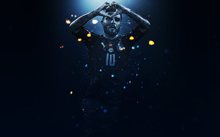 Soccer, Lorenzo Insigne, Italian, HD wallpaper