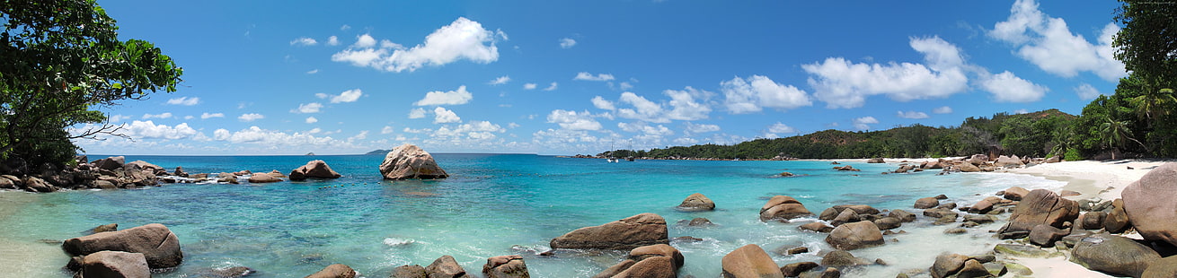 Situs menyelam terbaik di dunia, liburan, perjalanan, pantai, Seychelles, pariwisata, resor, Pantai terbaik 2017, Anse Lazio, Pulau Praslin, Wallpaper HD HD wallpaper