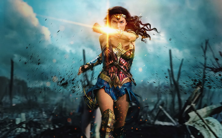 Gal Gadot, Diana Prince, Wonder Woman, 4K, Sfondo HD