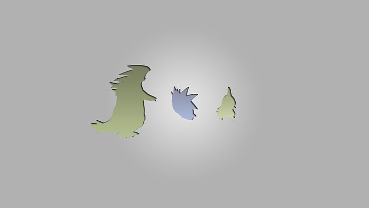 tyranitar pokmon larvitar pokemon Minimalismus der zweiten Generation, HD-Hintergrundbild