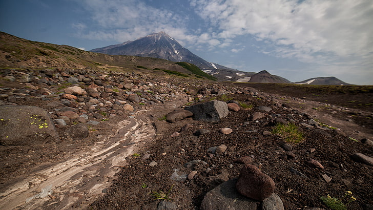 Kamtschatka Berg hd, HD-Hintergrundbild