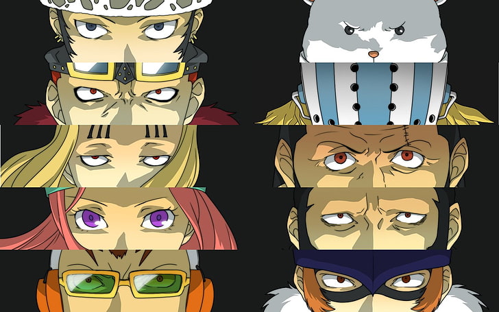 Персонажи Onepiece, Аниме, One Piece, Бэзил Хокинс, Бепо (One Piece), Eustass (One Piece), Ювелирные изделия Бонни, Убийца (One Piece), Urouge (One Piece), X Drake, HD обои