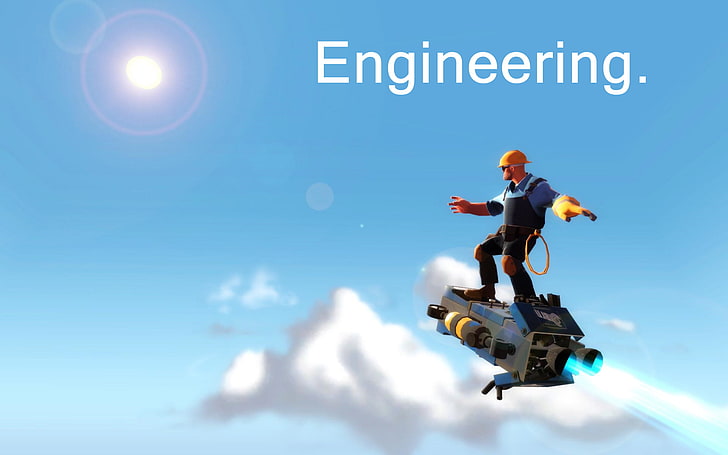engineering, Team Fortress 2, HD wallpaper