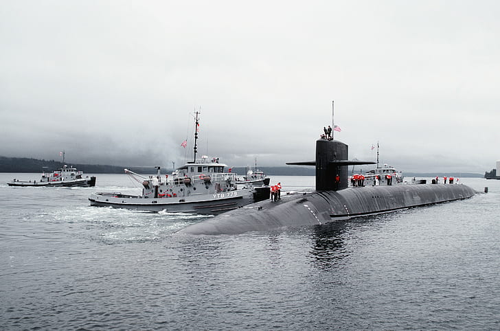 submarino, marinha, militar, veículo, HD papel de parede