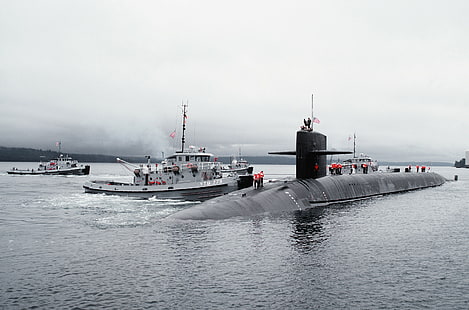 submarino, marinha, militar, veículo, HD papel de parede HD wallpaper
