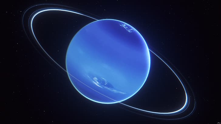 Neptune, système solaire, Fond d'écran HD