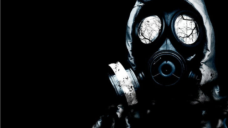 apocalíptico, máscaras de gás, HD papel de parede